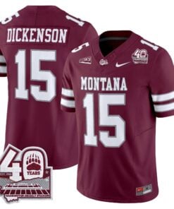 Montana Grizzlies 2026 Vapor Limited Jersey - 40th Anniversary Patch - Stitched