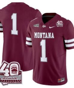 Montana Grizzlies 2026 Vapor Limited Jersey - 40th Anniversary Patch - Stitched