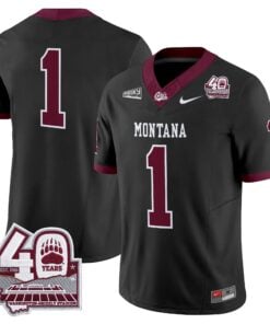 Montana Grizzlies 2026 Vapor Limited Jersey - 40th Anniversary Patch - Stitched