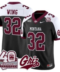 Montana Grizzlies 2026 Vapor Limited Jersey - 40th Anniversary Patch - Stitched