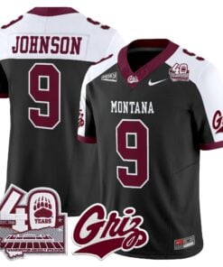 Montana Grizzlies 2026 Vapor Limited Jersey - 40th Anniversary Patch - Stitched
