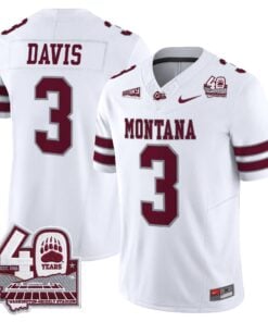 Montana Grizzlies 2026 Vapor Limited Jersey - 40th Anniversary Patch - Stitched