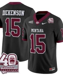 Montana Grizzlies 2026 Vapor Limited Jersey - 40th Anniversary Patch - Stitched