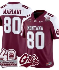 Montana Grizzlies 2026 Vapor Limited Jersey - 40th Anniversary Patch - Stitched
