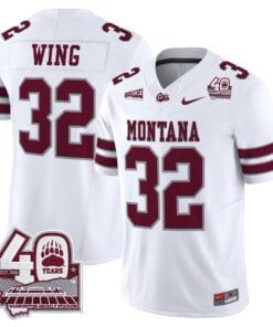 Montana Grizzlies 2026 Vapor Limited Jersey - 40th Anniversary Patch - Stitched