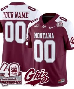 montana-grizzlies-2026-vapor-limited-custom-jersey-40th-anniversary-patch-all-stitched-01 - Top Design Fan Montana Grizzlies 2026 Vapor Limited Custom Jersey - 40th Anniversary Patch - Stitched
