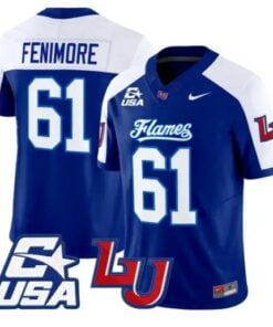 Aaron Fenimore Jersey #61 Liberty Flames 2026 Vapor Limited Stitched