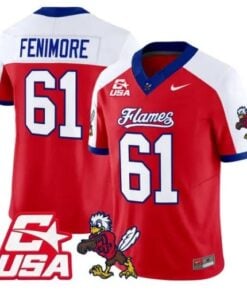 aaron-fenimore-jersey-61-liberty-flames-2026-vapor-limited-stitched-02 - Top Design Fan Aaron Fenimore Jersey #61 Liberty Flames 2026 Vapor Limited Stitched