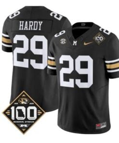 Ahmad Hardy Jersey #29 Missouri Tigers 100th Anniversary 2026 Edition Stitched by My Store NCAA Football Jerseys