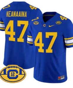 Aidan Keanaaina #47 California Golden Bears Throwback Jersey 2026 All Stitched by My Store NCAA Football Jerseys
