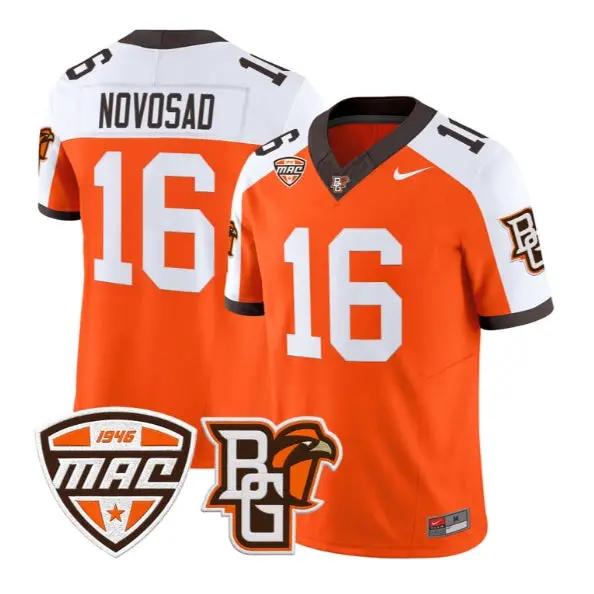 Austin Novosad #16 Bowling Green Falcons Jersey 2026 Vapor Stitched by My Store NCAA Football Jerseys