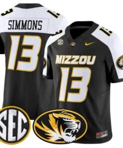 Austin Simmons #13 Missouri Tigers Jersey 2026 Vapor Limited Stitched by My Store NCAA Football Jerseys