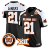 Barry Sanders Jersey #21 Oklahoma State 2026 Leslie O'neal Stitched - Top Design Fan Barry Sanders Jersey #21 Oklahoma State 2026 Leslie O'neal Stitched