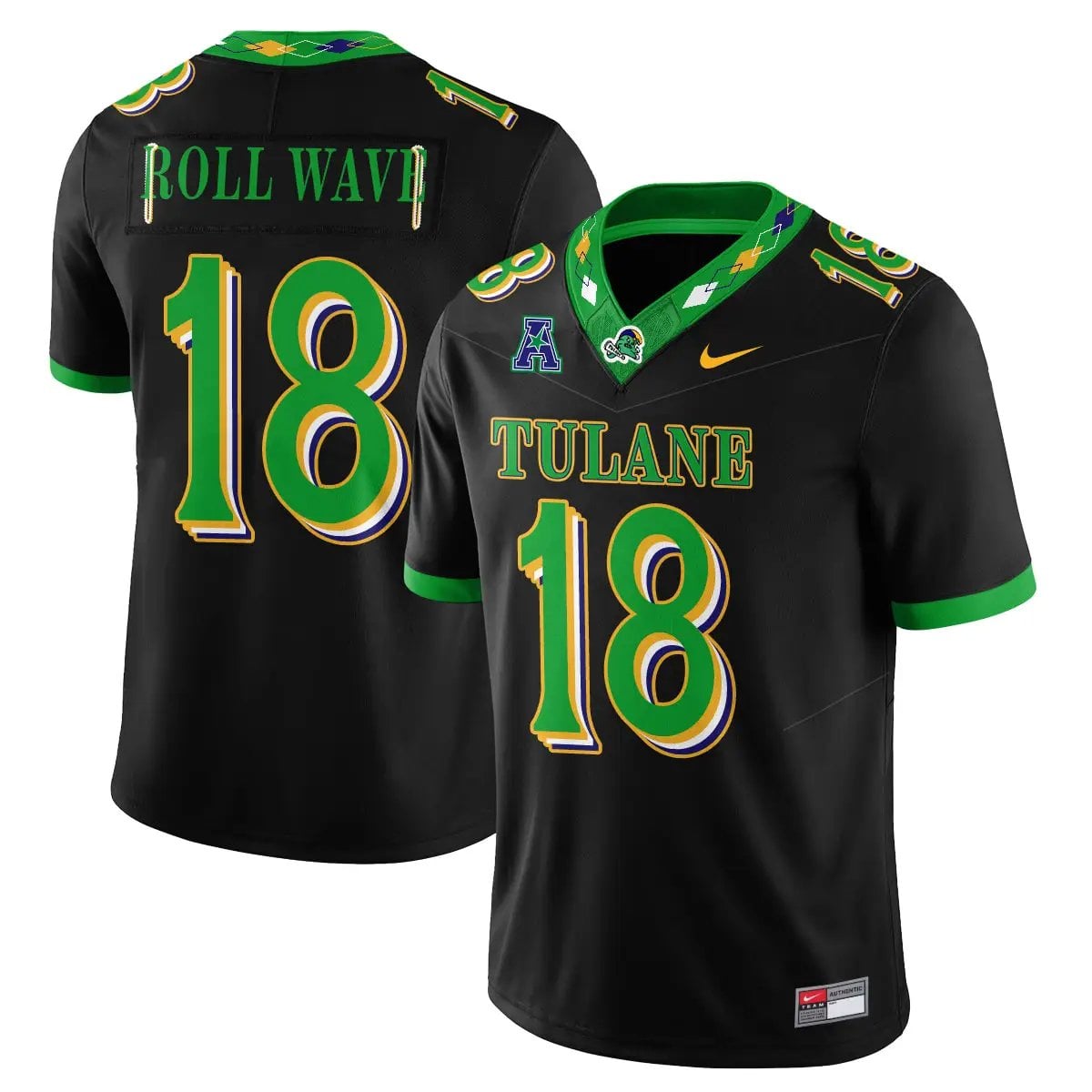 tulane-green-wave-2026-city-football-vapor-jersey-stitched-31 - Top Design Fan Tulane Green Wave 2026 City Football Vapor Jersey - Stitched