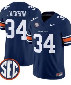 Bo Jackson #34 Auburn Tigers Jersey 2026 Vapor Limited Stitched by My Store NCAA Football Jerseys