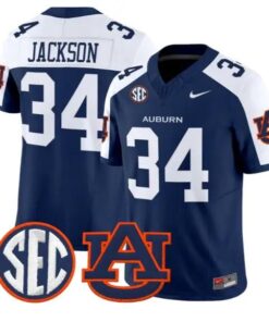 Bo Jackson #34 Auburn Tigers Jersey 2026 Vapor Limited Stitched by My Store NCAA Football Jerseys