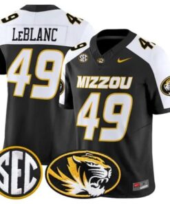 Brett Le Blanc #49 Missouri Tigers Jersey 2026 Vapor Limited Stitched by My Store NCAA Football Jerseys