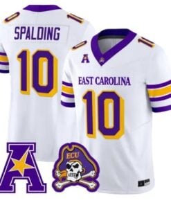 Brock Spalding Jersey #10 East Carolina Pirates 2026 Vapor Limited All Stitched by My Store NCAA Football Jerseys