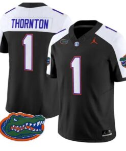 Bryce Thornton #1 Florida Gators Jersey 2026 Vapor Limited Stitched by My Store NCAA Football Jerseys