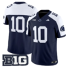 Caleb Bacon Jersey #10 Penn State 2026 No Name on Back Limited Stitched
