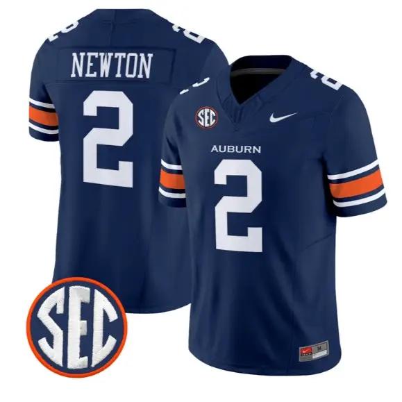 Cam Newton #2 Auburn Tigers Jersey 2026 Vapor Limited All Stitched by My Store NCAA Football Jerseys