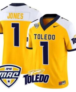 Cameron Jones Jersey #1 Toledo Rockets 2026 Vapor Limited All Stitched by My Store NCAA Football Jerseys