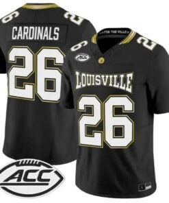 Cardinals Jersey #26 Louisville Cardinals 2026 For The Ville Vapor All Stitched by My Store NCAA Football Jerseys