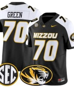 Cayden Green #70 Missouri Tigers Jersey 2026 Vapor Limited Stitched by My Store NCAA Football Jerseys