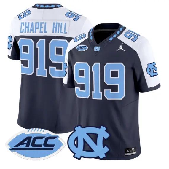 Chapel Hill Jersey #919 North Carolina Tar Heels 2026 Vapor Stitched by My Store NCAA Football Jerseys