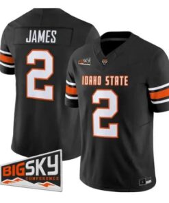 Chedon James Jersey #2 Idaho State Bengals 2026 Limited All Stitched Black by My Store NCAA Football Jerseys