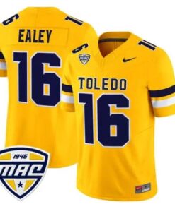Chuck Ealey Jersey #16 Toledo Rockets 2026 Vapor Limited All Stitched by My Store NCAA Football Jerseys