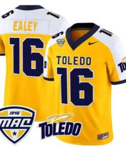 Chuck Ealey Jersey #16 Toledo Rockets 2026 Vapor Limited All Stitched by My Store NCAA Football Jerseys