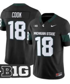 Connor Cook Jersey #18 Michigan State Spartans 2026 Limited Stitched by My Store NCAA Football Jerseys