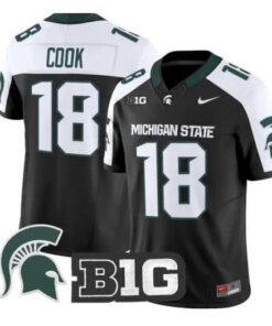 Connor Cook Jersey #18 Michigan State Spartans 2026 Limited Stitched by My Store NCAA Football Jerseys