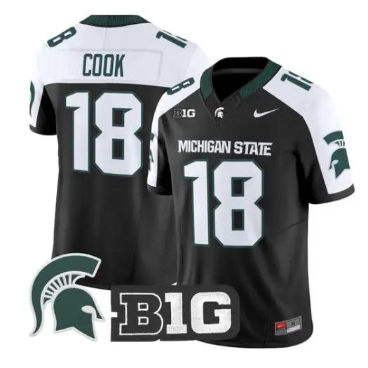 Connor Cook Jersey #18 Michigan State Spartans 2026 Limited Stitched by My Store NCAA Football Jerseys