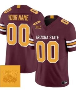 Custom Arizona State Sun Devils Jersey 2026 Roses & Devils Limited All Stitched by My Store NCAA Football Jerseys