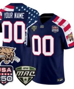 Custom Ohio Bobcats Jersey Name, Number 2026 Vapor Stitched by My Store NCAA Football Jerseys