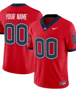 Custom UConn Huskies Jersey Name, Number 2026 Vapor Limited Football Stitched by My Store NCAA Football Jerseys