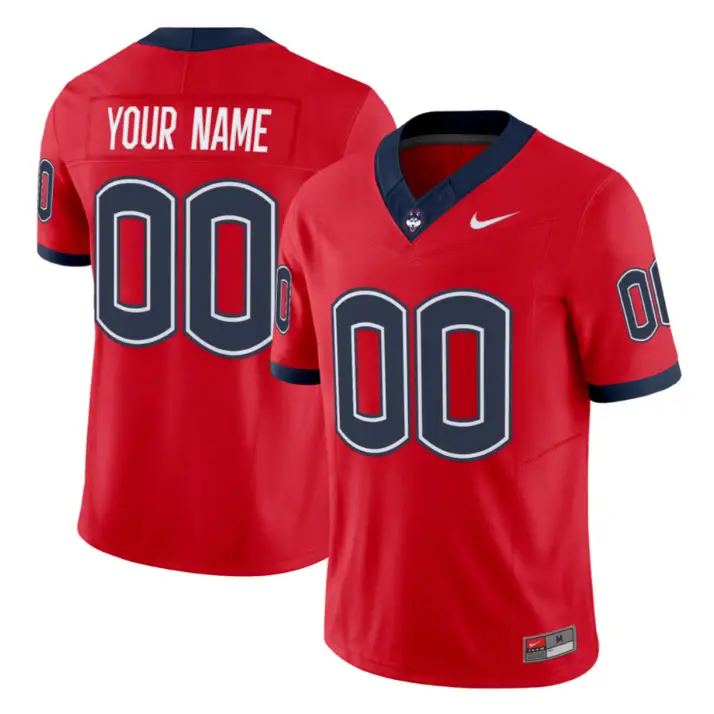 Custom UConn Huskies Jersey Name, Number 2026 Vapor Limited Football Stitched by My Store NCAA Football Jerseys