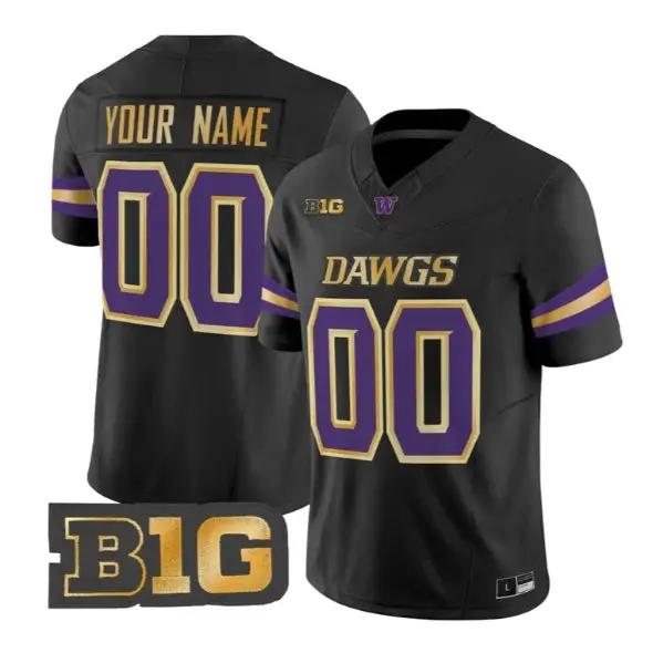 Custom Washington Huskies Jersey Name, Number 2026 Unleash the Dawgs Stitched by My Store NCAA Football Jerseys