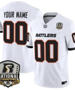 Custom Arizona Rattlers Jersey 2026 National Campions Patch Stitched by My Store NCAA Football Jerseys