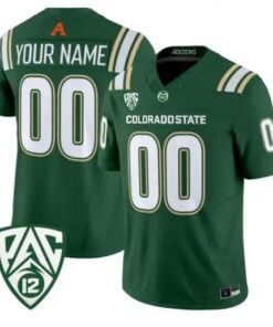 Custom Colorado State Rams Jersey Name, Number 2026 Limited Stitched by My Store NCAA Football Jerseys