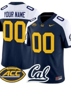 Custom Golden Bears Jersey Name, Number 2026 Vapor Limited All Stitched by My Store NCAA Football Jerseys