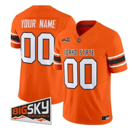 Custom Idaho State Bengals Jersey Name, Number 2026 Limited All Stitched by My Store NCAA Football Jerseys