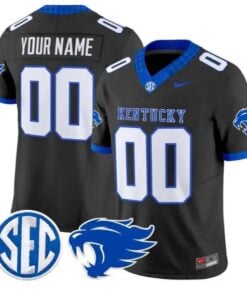 Custom Kentucky Wildcats Jersey Name, Number 2026 Limited Stitched by My Store NCAA Football Jerseys