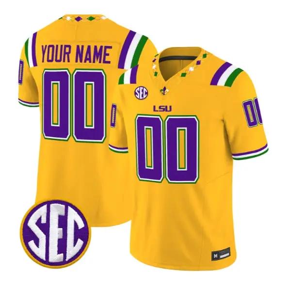 Custom LSU Tigers Jersey Name, Number 2026 Vapor Limited All Stitched by My Store NCAA Football Jerseys