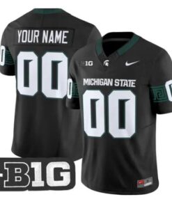 Custom Michigan State Spartans Jersey Name, Number 2026 All Stitched by My Store NCAA Football Jerseys