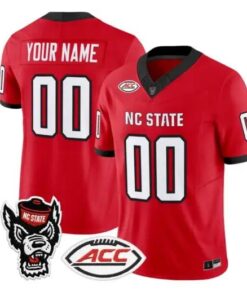 Custom NC State Wolfpack Jersey Name, Number 2026 Limited All Stitched by My Store NCAA Football Jerseys