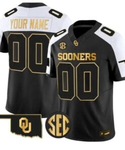 Custom Oklahoma Sooners Jersey Name, Number 2026 Limited Stitched by My Store NCAA Football Jerseys