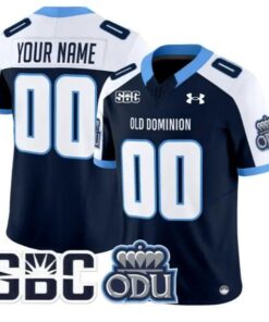 Custom Old Dominion Monarchs Jersey Name, Number 2026 Vapor All Stitched by My Store NCAA Football Jerseys